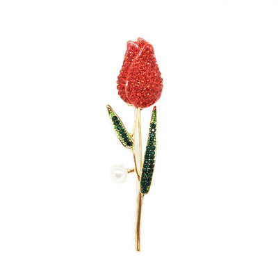 Delicate Red pruple Crystal Tulip Flower brooches pins for women men suit corsage girls ladies wedding brooch jewelry pins
Delicate Red pruple Crystal Tulip Flower brooches pins for women men suit corsage girls ladies wedding brooch jewelry pins