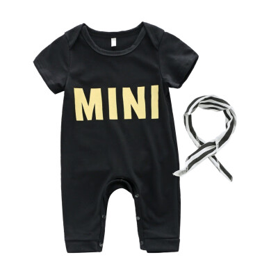 Hot Selling Baby Boys Casual Jumpsuit Infant Kids Short-sleeved Letter Bodysuit With Bibs Newborn New-arrival Fashion Outfits
Hot Selling Baby Boys Casual Jumpsuit Infant Kids Short-sleeved Letter Bodysuit With Bibs Newborn New-arrival Fashion Outfits