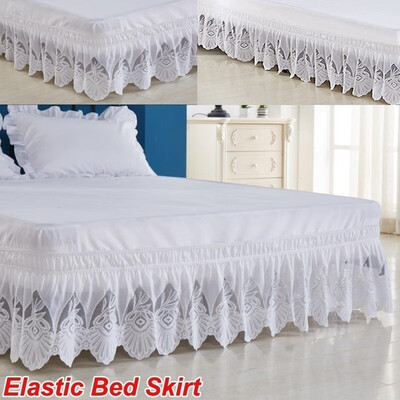 White Ruffle Lace Elastic Bed Skirt 3 Sided Wrapped 15 Inches Drop Length FullQueenRV KingCalifornia King 4 Size Bed Wrap
White Ruffle Lace Elastic Bed Skirt 3 Sided Wrapped 15 Inches Drop Length FullQueenRV KingCalifornia King 4 Size Bed Wrap