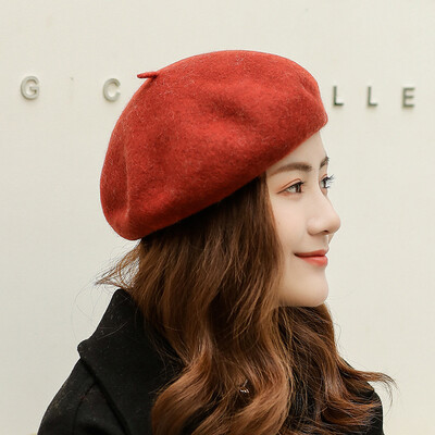 Hat female Japanese autumn&winter wool berets retro Joker solid color wool painter Hat Korean literary bud Hat
Hat female Japanese autumn&winter wool berets retro Joker solid color wool painter Hat Korean literary bud Hat