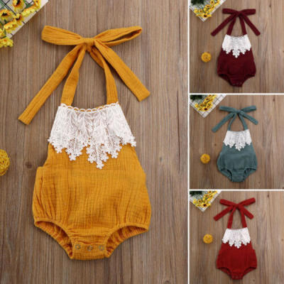 US Lace Newborn Baby Girl Infant Romper Bodysuit Jumpsuit Clothes Outfit Sunsuit
US Lace Newborn Baby Girl Infant Romper Bodysuit Jumpsuit Clothes Outfit Sunsuit