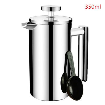 New Convenient Practical Stainless Steel Double-layer Coffee Pot French Style Hand-washed Coffee Pot
New Convenient Practical Stainless Steel Double-layer Coffee Pot French Style Hand-washed Coffee Pot