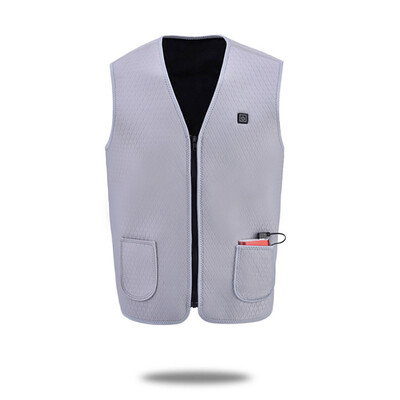 Heated Vest Outdoor Women Men USB Infrared Heating Electric Flexible Zipper Slim Waistcoat Jacket Tops Warmer Underwear Winter
Heated Vest Outdoor Women Men USB Infrared Heating Electric Flexible Zipper Slim Waistcoat Jacket Tops Warmer Underwear Winter