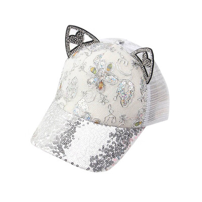 New Girls Children Sequins Print Caps Hats Child Adjustable Sun Protection Casual Cat Ear Design Visors
New Girls Children Sequins Print Caps Hats Child Adjustable Sun Protection Casual Cat Ear Design Visors