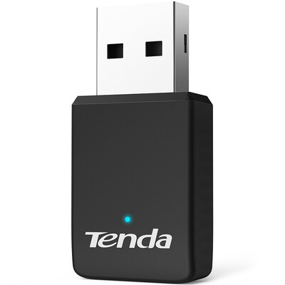 Tenda U9 AC650 Wireless USB20 Mini Network Adapter 24G 50G Dual Band WiFi PC Ethernet Card with 11ac MU-MIMO