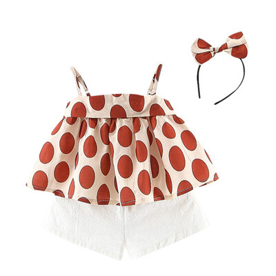 Girls Clothes for Little Girl Clothes Set 3PCS Lovely Dot Shirt Casual Shot Pant With Headband Summer Clothes
Girls Clothes for Little Girl Clothes Set 3PCS Lovely Dot Shirt Casual Shot Pant With Headband Summer Clothes