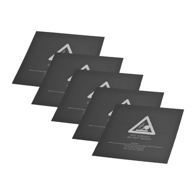 5pcs 220 220mm Heat Bed Sticker Sheets Hot Bed Build Surface Tape 80-100℃ with Adhesive Back for 3D Printer Anet A6 A8 WanHao i3
5pcs 220 220mm Heat Bed Sticker Sheets Hot Bed Build Surface Tape 80-100℃ with Adhesive Back for 3D Printer Anet A6 A8 WanHao i3