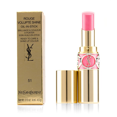 YVES SAINT LAURENT - Rouge Volupte Shine - 51 Rose Saharienne 45g015oz
YVES SAINT LAURENT - Rouge Volupte Shine - 51 Rose Saharienne 45g015oz