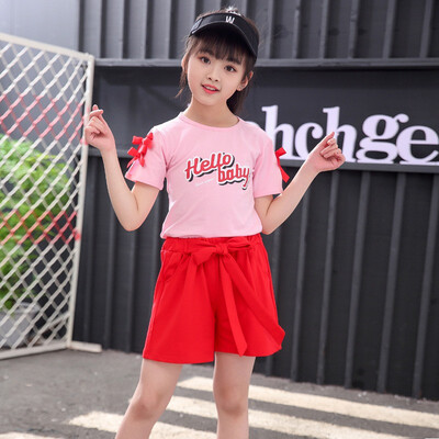 2019 New Summer Baby Girls Casual Short Sleeve Letter Print T-shirt TopsShorts Suits Costume Set
2019 New Summer Baby Girls Casual Short Sleeve Letter Print T-shirt TopsShorts Suits Costume Set