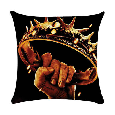 18" Square Game of Thrones Cotton Linen Home Decorative Throw Pillow Case Cushion Cover 45cm45cm