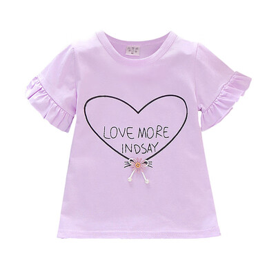Baby Girls Summer Cotton Letter Heart Print T-shirt Tops Blouse Short Sleeve Children Casual Tee Shirts
Baby Girls Summer Cotton Letter Heart Print T-shirt Tops Blouse Short Sleeve Children Casual Tee Shirts