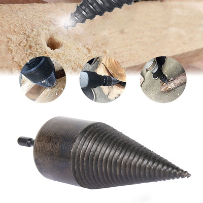 High Speed Twist Firewood Drilling Tools Screw Splitting Cone Driver Wood Splitter Split Drill Bit
High Speed Twist Firewood Drilling Tools Screw Splitting Cone Driver Wood Splitter Split Drill Bit