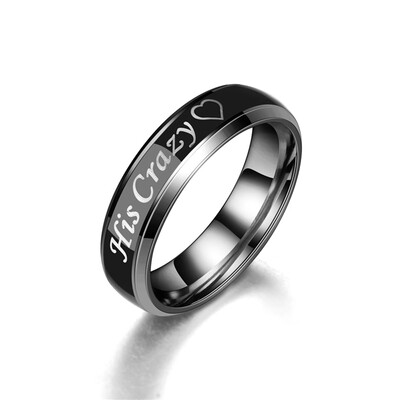 Couple Ring Temperature Change Color Stainless Steel Discolor Rings Lovers Promise Ring
Couple Ring Temperature Change Color Stainless Steel Discolor Rings Lovers Promise Ring
