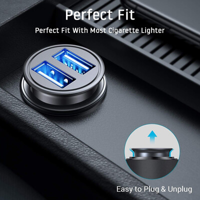 Mini USB Car Charger Adapter Car USB Charger Mobile Phone Dual USB Car Charger Auto Charge 2 Port
Mini USB Car Charger Adapter Car USB Charger Mobile Phone Dual USB Car Charger Auto Charge 2 Port