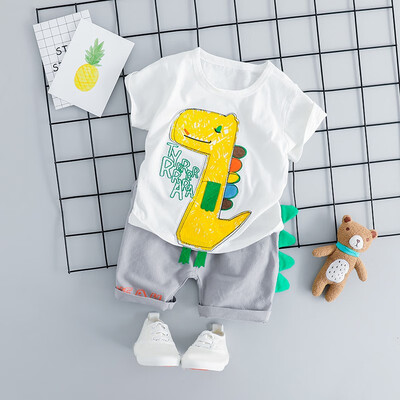 Boys Sets Children Clothing Toddler Boy Clothes Set Casual Cartoon Dinosaur Short Sleeve T-shirt TopsPants 2pcs Outfits Set
Boys Sets Children Clothing Toddler Boy Clothes Set Casual Cartoon Dinosaur Short Sleeve T-shirt TopsPants 2pcs Outfits Set