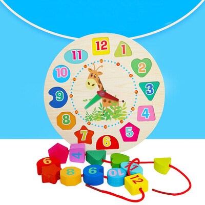Siaonvr Educational Baby Wooden Clock Beaded Beads Toy Toddler Infant Intelligence Toys 
Siaonvr Educational Baby Wooden Clock Beaded Beads Toy Toddler Infant Intelligence Toys
