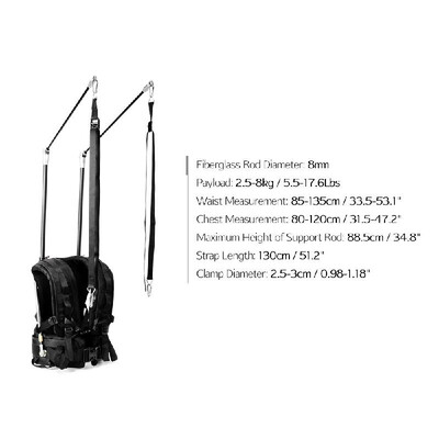 LAING V10 Camera Carrying Vest Carrier Support 25-8kg Load for Zhiyun FeiyuTech DJI Ronin Dual Handheld 3Axis Handheld Gimbal Sta
LAING V10 Camera Carrying Vest Carrier Support 25-8kg Load for Zhiyun FeiyuTech DJI Ronin Dual Handheld 3Axis Handheld Gimbal Sta