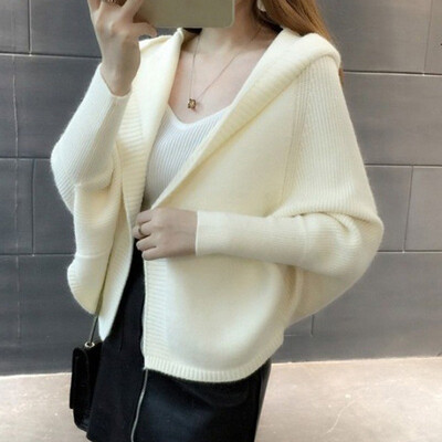 Korean Style Women Cardigans Fashion Warm Knitted Autumn Winter Short sweater Hooded Cardigan
Korean Style Women Cardigans Fashion Warm Knitted Autumn Winter Short sweater Hooded Cardigan