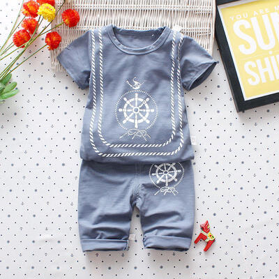 Children Boys Sets Short Sleeve Suit With Cartoon Pattern Toddler Kids Clothing Baby Costume 
Children Boys Sets Short Sleeve Suit With Cartoon Pattern Toddler Kids Clothing Baby Costume