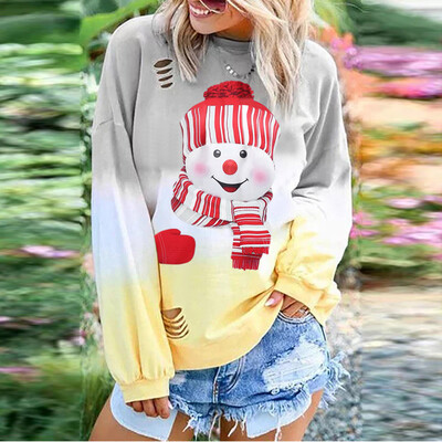 Gobestart Womens Fashion Letter Gradual Long Sleeve Long Sleeve Round Neck Shirt Blouses
Gobestart Womens Fashion Letter Gradual Long Sleeve Long Sleeve Round Neck Shirt Blouses