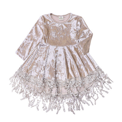 Autumn Casual Baby Girls Irregular Design Dress Kids Long Sleeve Dresses With Tassel Lace Sundress Outfits
Autumn Casual Baby Girls Irregular Design Dress Kids Long Sleeve Dresses With Tassel Lace Sundress Outfits