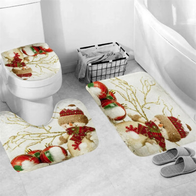 Tailored 3Pcs Christmas shower Curtain Bathroom Anti-slip Carpet Rug Toilet Cover Mat Set
Tailored 3Pcs Christmas shower Curtain Bathroom Anti-slip Carpet Rug Toilet Cover Mat Set