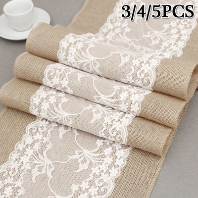 345 Pcs Rustic Natural Hessian Table Vintage Lace Burlap Jute Table Cloth Rustic Wedding Table Decoration
345 Pcs Rustic Natural Hessian Table Vintage Lace Burlap Jute Table Cloth Rustic Wedding Table Decoration