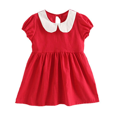 Girls Dress Kids Baby Girl Summer Solid Puff Sleeve Dress Children Peter pan Collar Dresses Childrens Clothing For Girls
Girls Dress Kids Baby Girl Summer Solid Puff Sleeve Dress Children Peter pan Collar Dresses Childrens Clothing For Girls