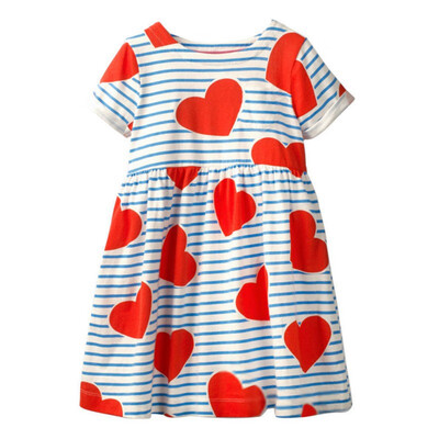 Summer Casual Baby Girls Striped Print Dress Cotton Kids Toddler Short Sleeve Pageant Beach Dress Princess Dress
Summer Casual Baby Girls Striped Print Dress Cotton Kids Toddler Short Sleeve Pageant Beach Dress Princess Dress