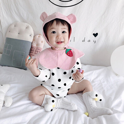 Infant Round Collar Long Sleeve Dot Print Girls Jumpsuit Climb Soft RomperHat Two-piece Set
Infant Round Collar Long Sleeve Dot Print Girls Jumpsuit Climb Soft RomperHat Two-piece Set