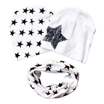Baby Spring Hat Scarf Kids Hat Children Scarf-collar Boys Girls Warm Beanies Star Print Infant Hats Sets
Baby Spring Hat Scarf Kids Hat Children Scarf-collar Boys Girls Warm Beanies Star Print Infant Hats Sets