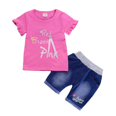 Baby Girl Clothes Summer Children Baby Girls Casual Floral Letter Print Short Sleeve Tops T-shirtShorts Suits Costume Set
Baby Girl Clothes Summer Children Baby Girls Casual Floral Letter Print Short Sleeve Tops T-shirtShorts Suits Costume Set