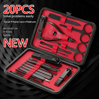 7151820pcs Professional Stainless Steel Nail Clipper Set Decoration Foot Scissors Tweezers Knife Ear Spoon Manicure Trimmer
7151820pcs Professional Stainless Steel Nail Clipper Set Decoration Foot Scissors Tweezers Knife Ear Spoon Manicure Trimmer