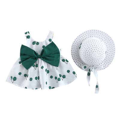 Cute Girls Dress Cotton Cute Breathable Fruit Print Bow Sleeveless Sweet Princess Sling DressHat
Cute Girls Dress Cotton Cute Breathable Fruit Print Bow Sleeveless Sweet Princess Sling DressHat