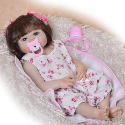 Realistic Reborn Dolls 23 Inch Handmade Rooted Synthetic Hair Baby Reborn Boneca Full Silicone Lifelike Baby Doll Toys For Girls
Realistic Reborn Dolls 23 Inch Handmade Rooted Synthetic Hair Baby Reborn Boneca Full Silicone Lifelike Baby Doll Toys For Girls