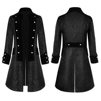 Toponeto Men Button Fashion Steampunk Vintage Jacket Gothic Frock Uniform Coat Tailcoat
Toponeto Men Button Fashion Steampunk Vintage Jacket Gothic Frock Uniform Coat Tailcoat