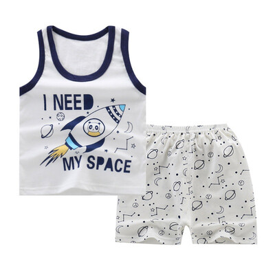 Childrens Boys Suits Cartoon Animal Cotton Baby VestShorts Two-Piece Vest Suit For 0-6 Years Old
Childrens Boys Suits Cartoon Animal Cotton Baby VestShorts Two-Piece Vest Suit For 0-6 Years Old