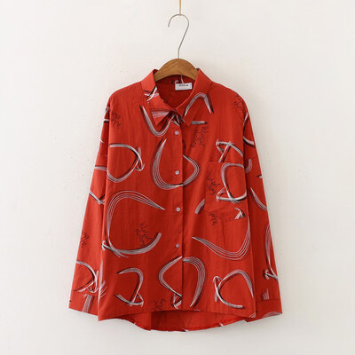 2019 Autumn Print Women Vintage Blouse Casual Ladies Turn Down Collar Office Blouse Autumn Long Sleeve Female White Tops
2019 Autumn Print Women Vintage Blouse Casual Ladies Turn Down Collar Office Blouse Autumn Long Sleeve Female White Tops