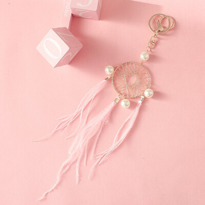 Nordic Dream Catcher Feather Tassel Keychain Crafts Pendant Souvenirs Keyring Purse Car Home Decoration
Nordic Dream Catcher Feather Tassel Keychain Crafts Pendant Souvenirs Keyring Purse Car Home Decoration