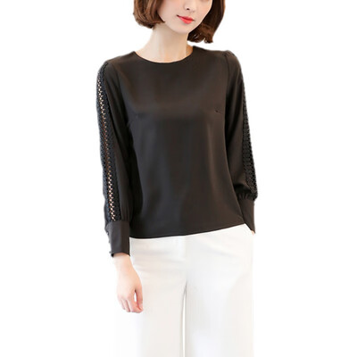 Elegant Women Solid Casual Shirts Long Sleeve O neck Office Blouse Ladies Autumn New Formal blusas
Elegant Women Solid Casual Shirts Long Sleeve O neck Office Blouse Ladies Autumn New Formal blusas