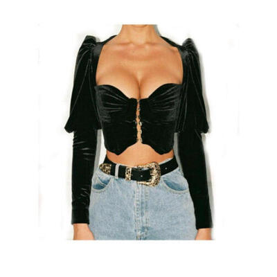 Autumn New Women Bodycon Long Sleeve Square Neck Crop Tops Casual T-shirt Blouse
Autumn New Women Bodycon Long Sleeve Square Neck Crop Tops Casual T-shirt Blouse