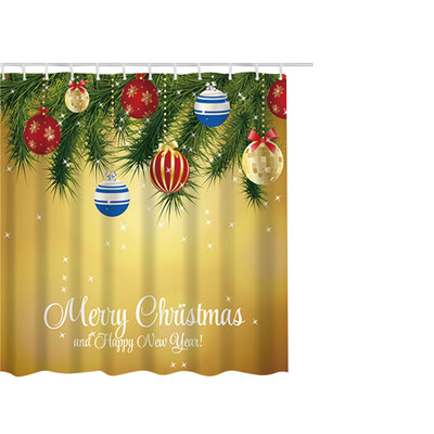 Gobestart Christmas Waterproof Polyester Bathroom Shower Curtain Decor With Hooks 65x71
Gobestart Christmas Waterproof Polyester Bathroom Shower Curtain Decor With Hooks 65x71