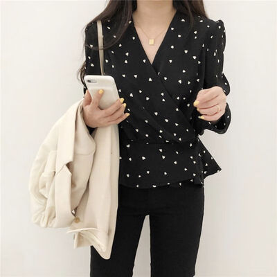 Chiffon Shirt Female Long Sleeve Love Print Cute Temperament Han Fan Comfortable Breathable Wild Fashion Beautiful
Chiffon Shirt Female Long Sleeve Love Print Cute Temperament Han Fan Comfortable Breathable Wild Fashion Beautiful