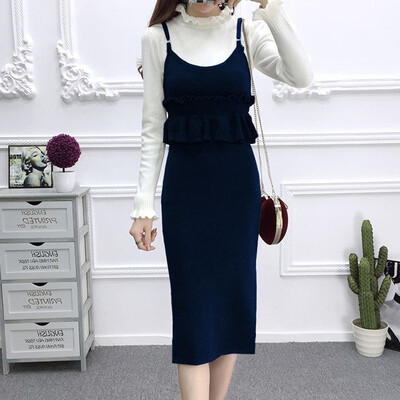 maxi dress women Elegant Sleeveless Dress O-neck Stretch Ruffled Knitted Dress Sweet Harajuku Korean Clothes Female Vestidos
maxi dress women Elegant Sleeveless Dress O-neck Stretch Ruffled Knitted Dress Sweet Harajuku Korean Clothes Female Vestidos