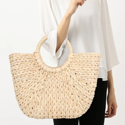 Summer Outdoor Vintage Straw Bag Round Rattan Bags Women Round Beach Shoulder Bag Bohemian Travel Bags for Girls
Summer Outdoor Vintage Straw Bag Round Rattan Bags Women Round Beach Shoulder Bag Bohemian Travel Bags for Girls