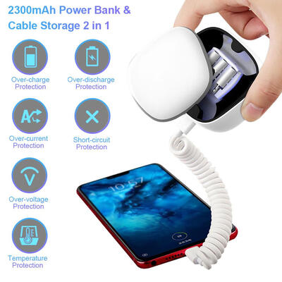 Multi-Function Charging Data Transfer Cable Power Bank 2 In 1 Type-C To Lightning Micro USB Sync Spiral Cable For IOS Android
Multi-Function Charging Data Transfer Cable Power Bank 2 In 1 Type-C To Lightning Micro USB Sync Spiral Cable For IOS Android