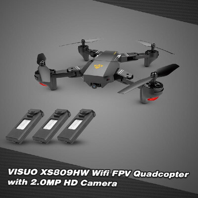 VISUO XS809HW Wifi FPV RC Quadcopter Fly More Combo with 3 Battery Fly More
VISUO XS809HW Wifi FPV RC Quadcopter Fly More Combo with 3 Battery Fly More
