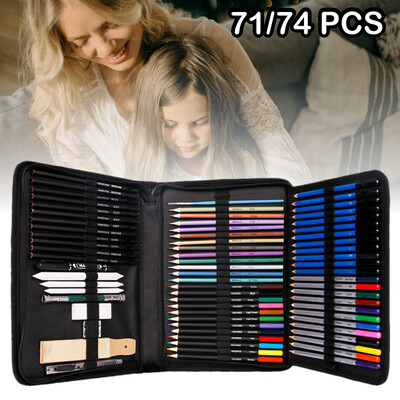 7174 PCSset Professional Drawing Kit Sketch Pencils Set Art Sketching Painting Supplies with Carrying Bag
7174 PCSset Professional Drawing Kit Sketch Pencils Set Art Sketching Painting Supplies with Carrying Bag