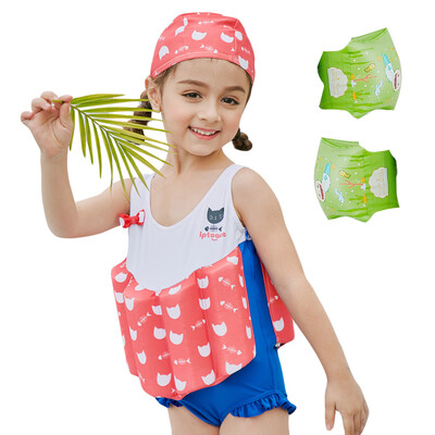 Girl One-Piece Float SwimsuitCapArm Ring Stylish Cute Swimwear With Removable Buoyancy Perfect for Kid Learn to Swim Pink 130cm
Girl One-Piece Float SwimsuitCapArm Ring Stylish Cute Swimwear With Removable Buoyancy Perfect for Kid Learn to Swim Pink 130cm
