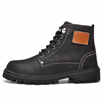 Winter Mens Fur Lining High Help Cotton Shoes England Work Boots Leather Polished Martin Boots
Winter Mens Fur Lining High Help Cotton Shoes England Work Boots Leather Polished Martin Boots